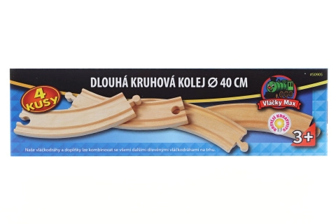 Maxim 50905 Dlouhá kruhová kolej 4 kusy