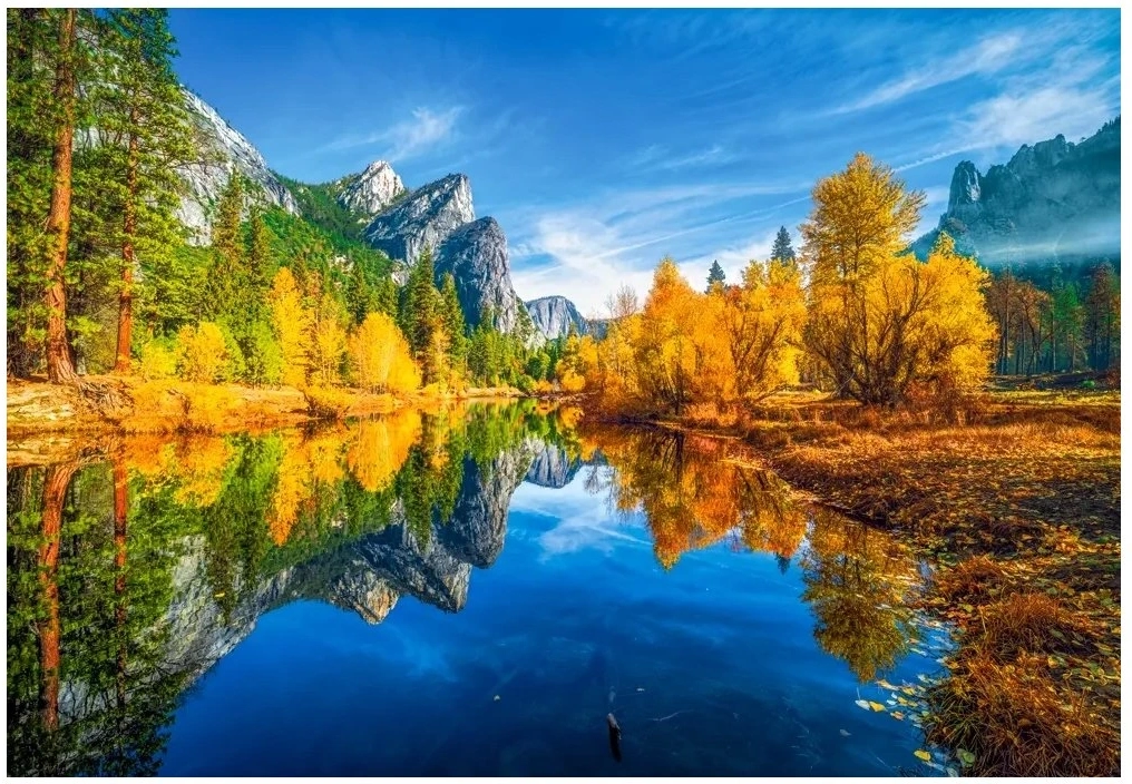 Puzzle Tři bratři, Yosemitský národní park 1000 dílků
