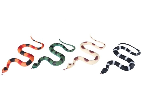 Gumový had – realistická plastová hračka pro děti