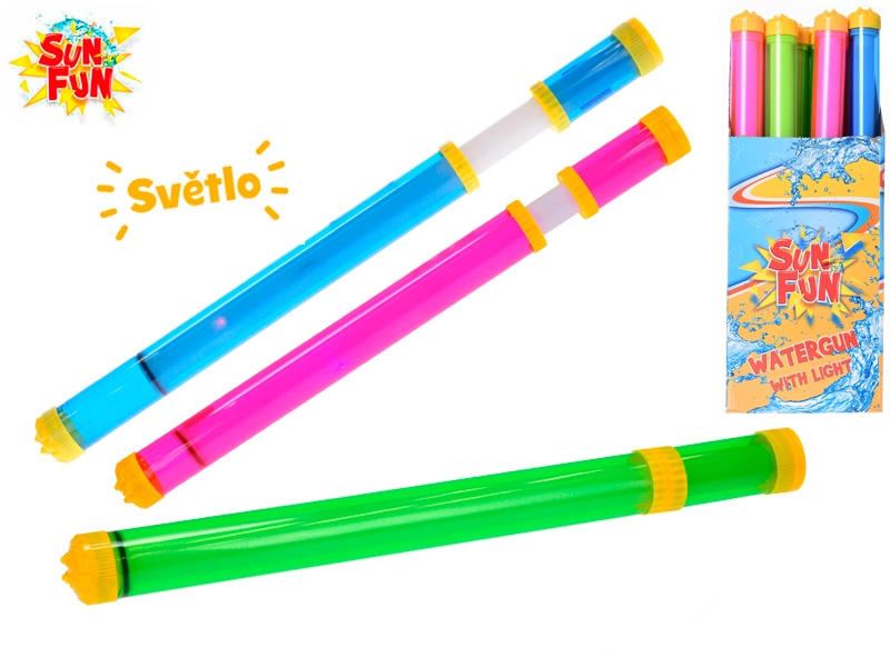 Sun Fun vodní pumpovací pistole se světlem 48 cm
