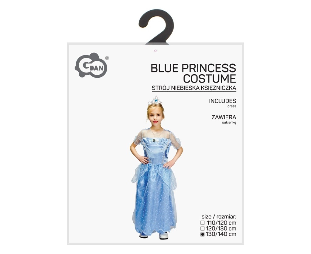 dětský kostým ledová princezna 130–140 cm