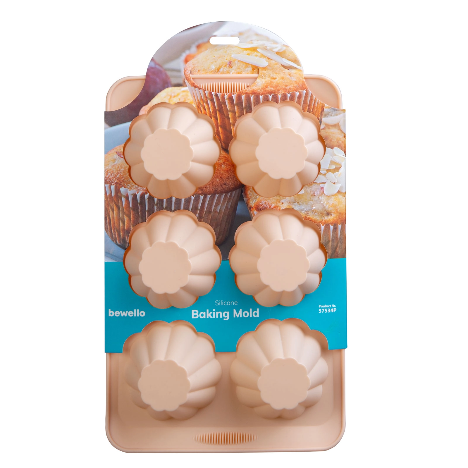 Silikonová pečicí forma na muffiny pyramidy