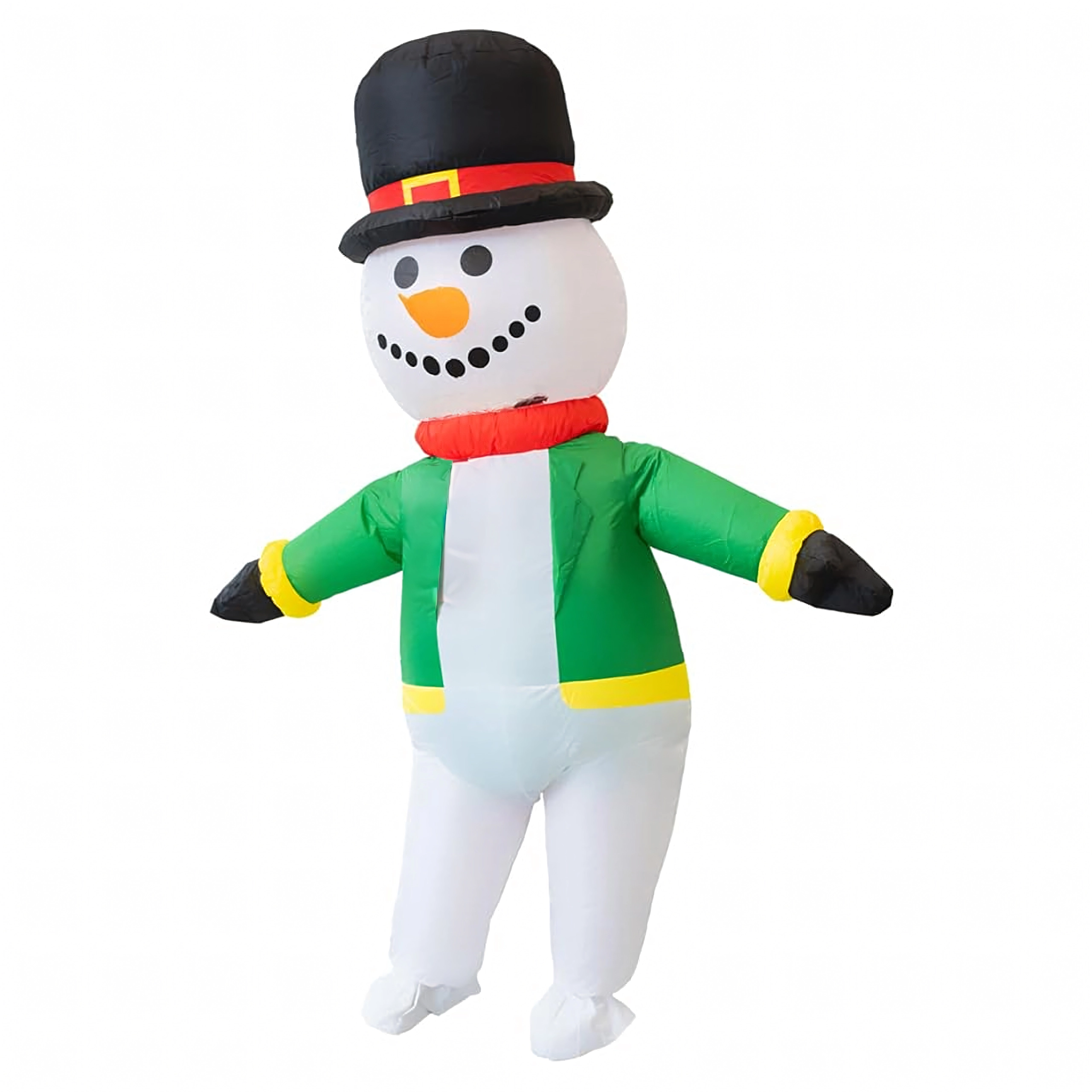 Nafukovací kostým sněhuláka pro dospělé