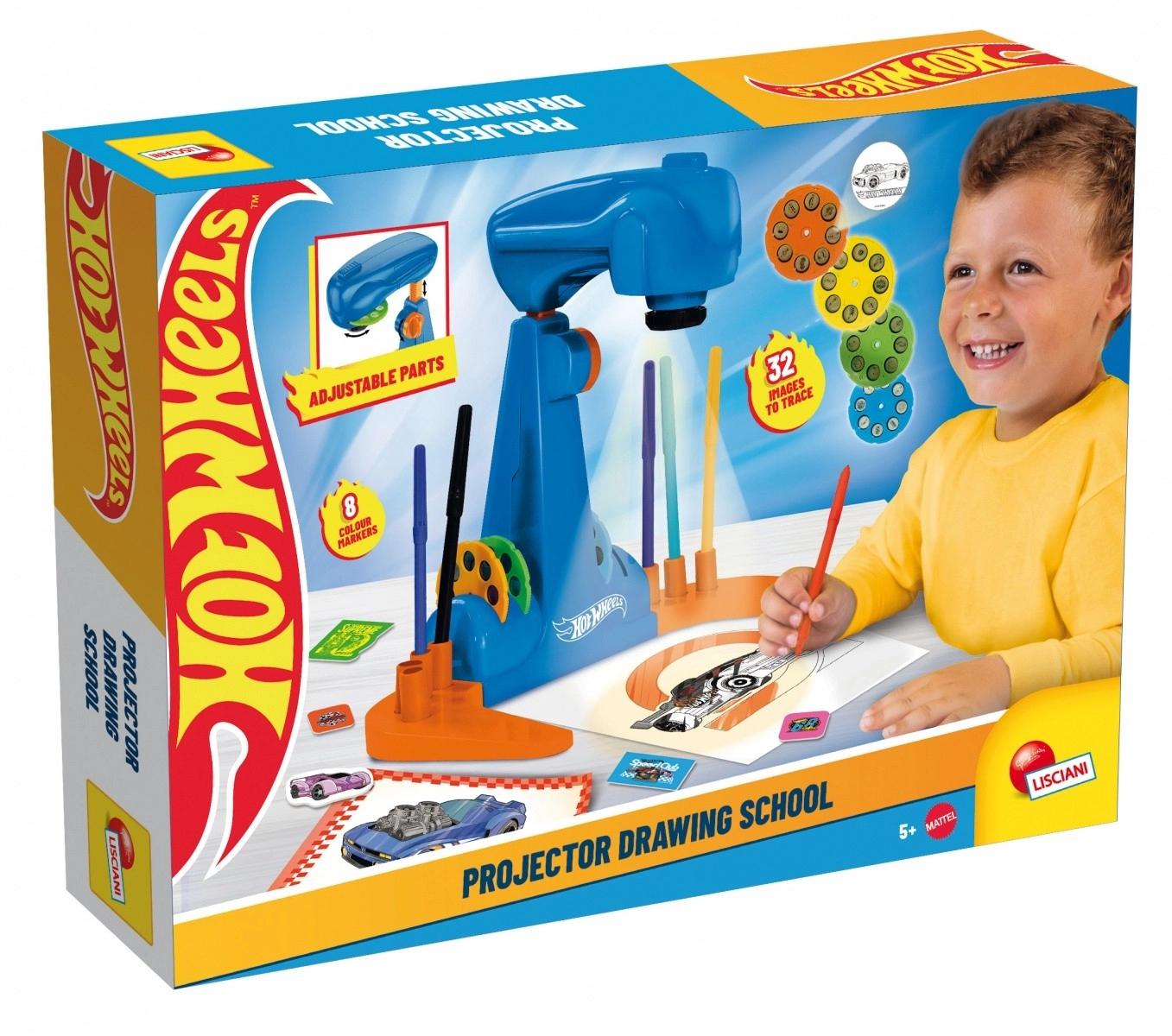 Hot Wheels škola kreslení s projektorem