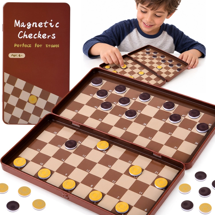 Magnetické cestovní dáma pro 2 hráče