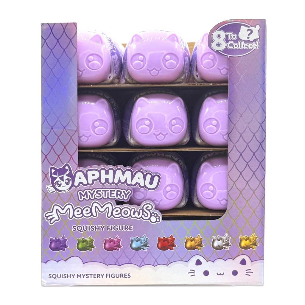 Aphmau mystery MeeMeows mačkací figurka v kapsli – překvapení