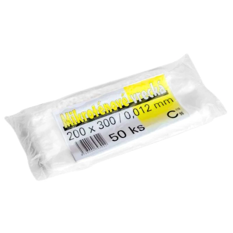 Mikroténové sáčky 20 × 30 cm, 50 ks