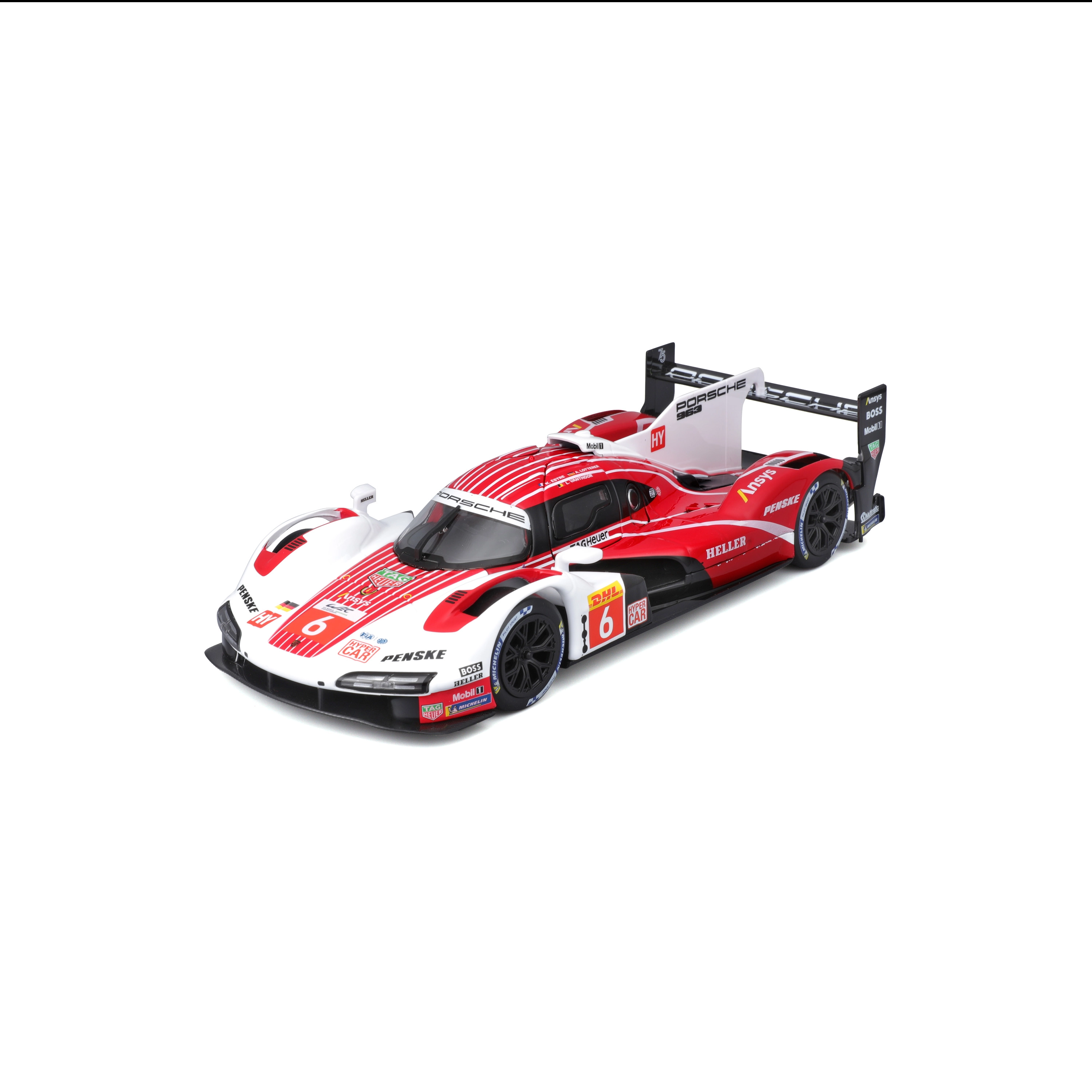 kovový model bburago 1:24 porsche 963 racing (2024)