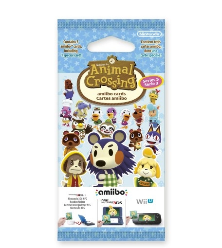 Animal Crossing amiibo karty – série 3
