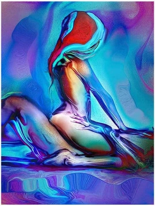 Diamantové malování Milenci 30 × 40 cm