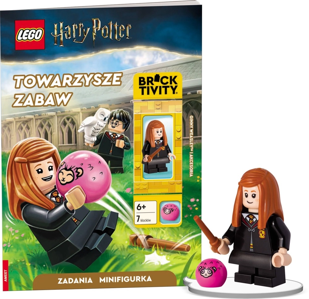 Lego Harry Potter interaktivní kniha – kamarádi na hraní s minifigurkou Ginny Weasleyové