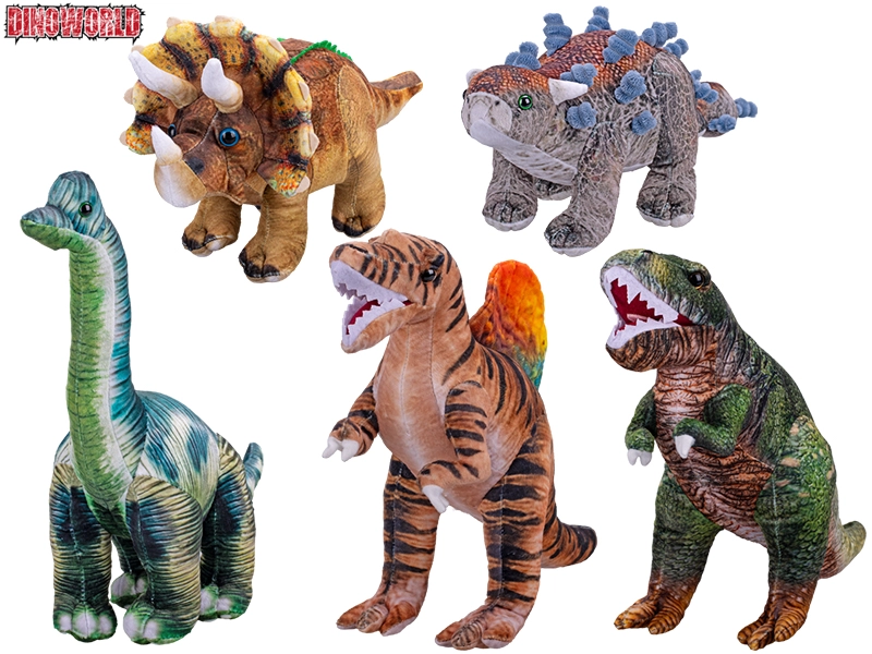 Mikro Dinoworld Dinosaurus plyš 33cm, 5 druhů