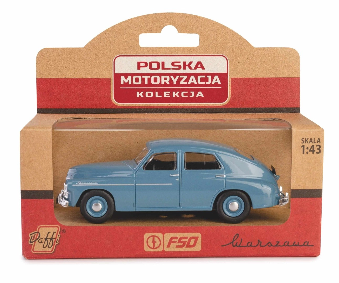 Vozidlo Komunistické strany Varšava M20 šedá