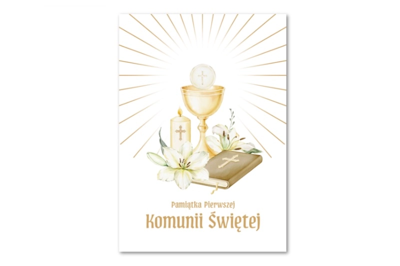Komunijní dárkový balíček B5 s motivem kalicha