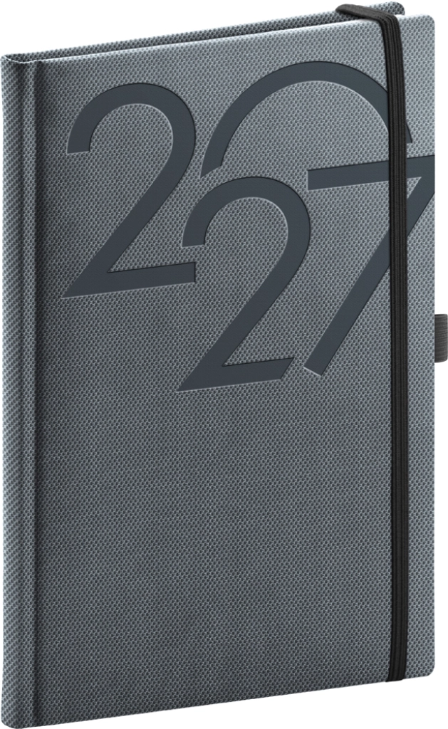 Notique týdenní diář Ajax 2027 černý 15 × 21 cm