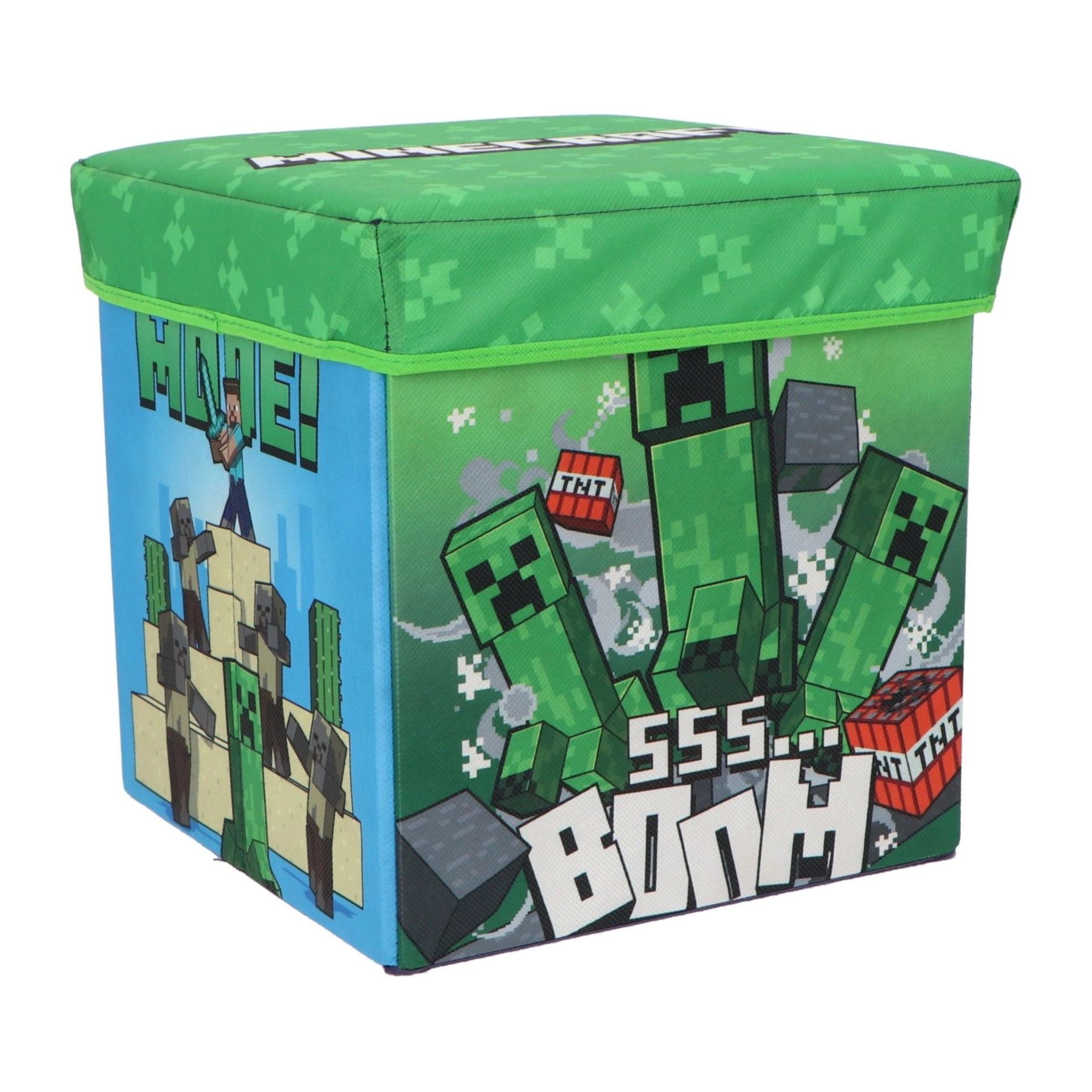 Skládací úložný box a taburet COZY NOXXIEZ Minecraft