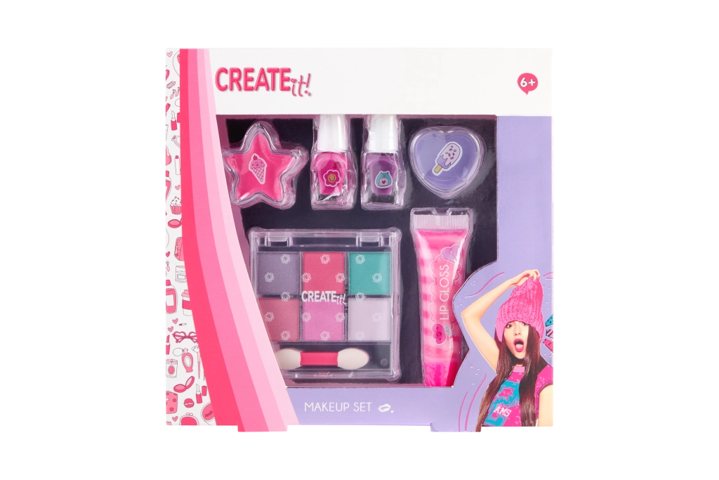 dětská sada líčení create it! lila turquoise