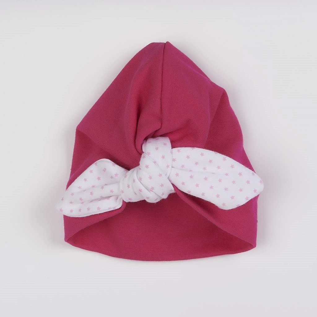 Dívčí čepička turban s puntíky NEW BABY For Girls