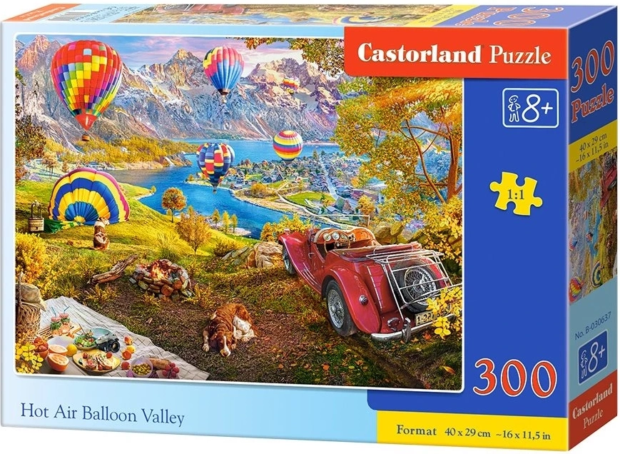 Castorland puzzle údolí horkovzdušných balónů 300 dílků