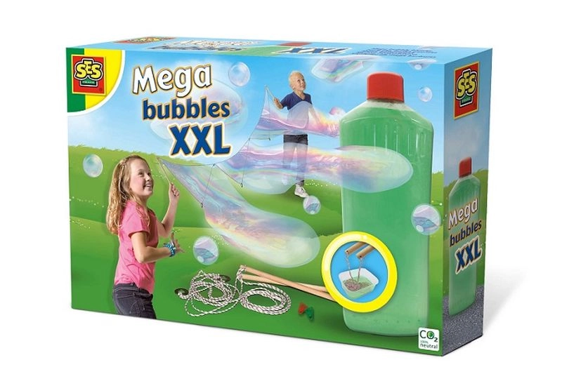 SES mega bubliny XXL – sada na obří mýdlové bubliny