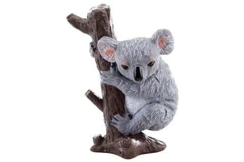 Plastová figurka koaly na stromě