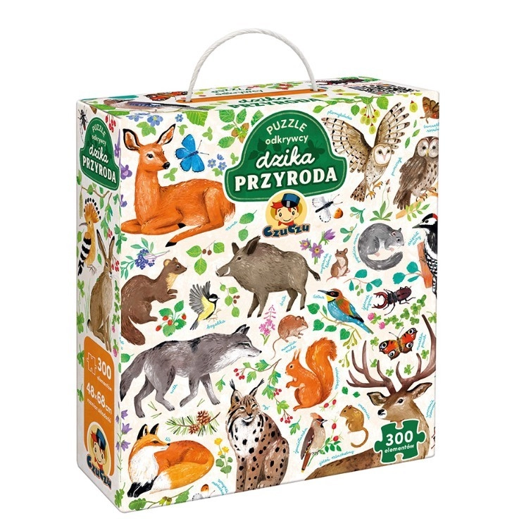 Puzzle objevitelů – divoká příroda 300 dílků