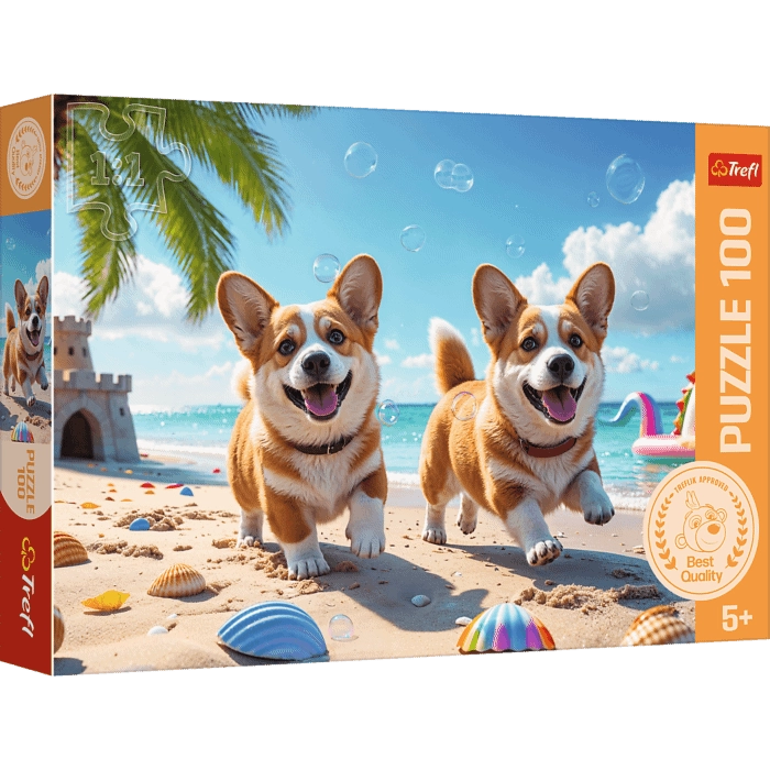 Puzzle Trefl Corgi – pejsek 100 dílků