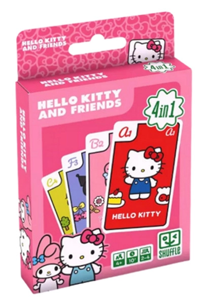 Karetní hra Shuffle Hello Kitty 4v1
