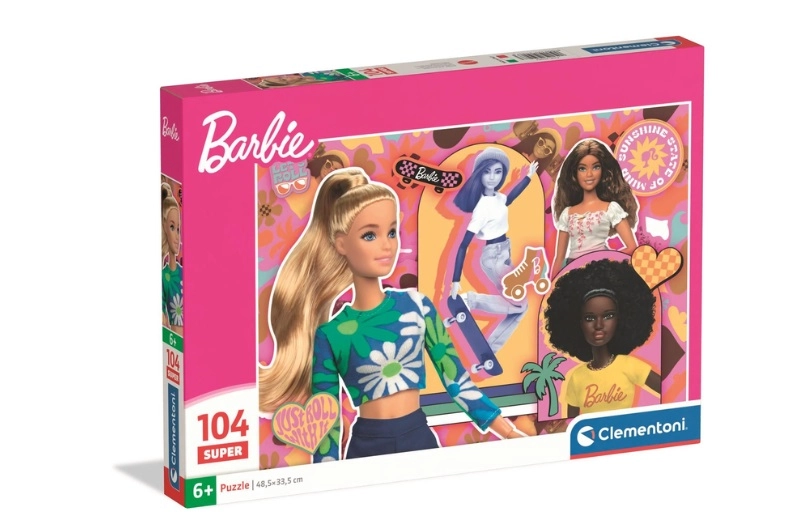 Clementoni puzzle Super Barbie 104 dílků