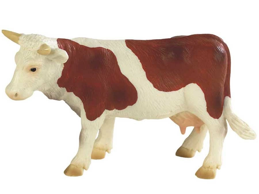 Levně Bullyland kráva Fanny hnědobílá figurka