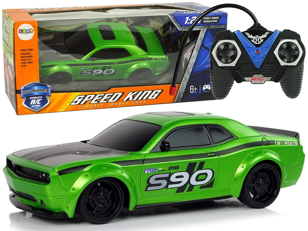 RC sportovní auto 1:24 zelené