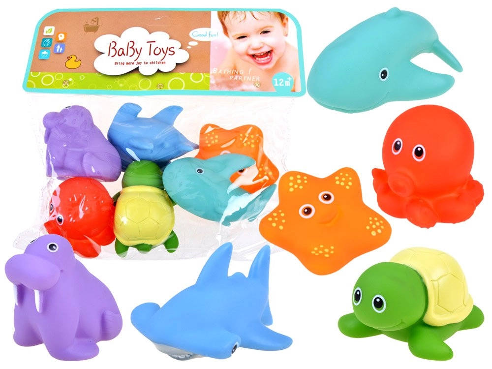 Levně BaBy Toys: Gumené morské zvieratká
