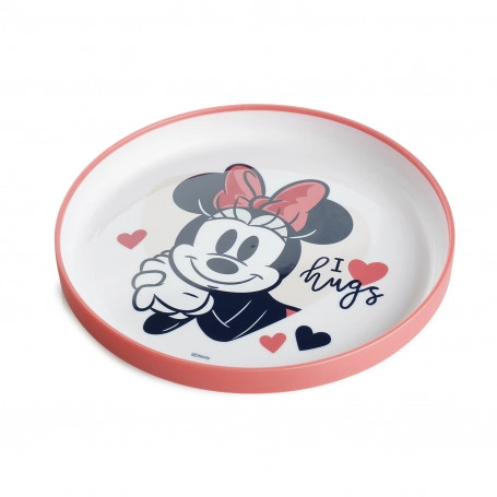Protiskluzový dětský talíř MINNIE, vhodný do mikrovlnky