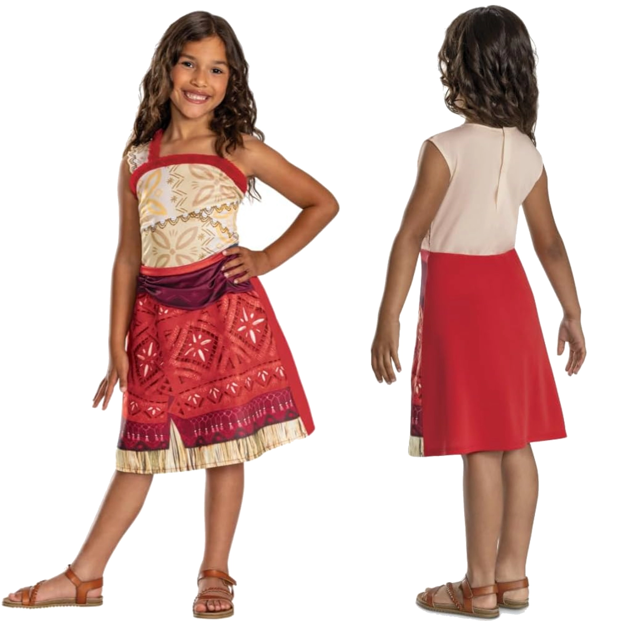 dětský kostým vaiana moana 2 – velikost m (7–8 let)