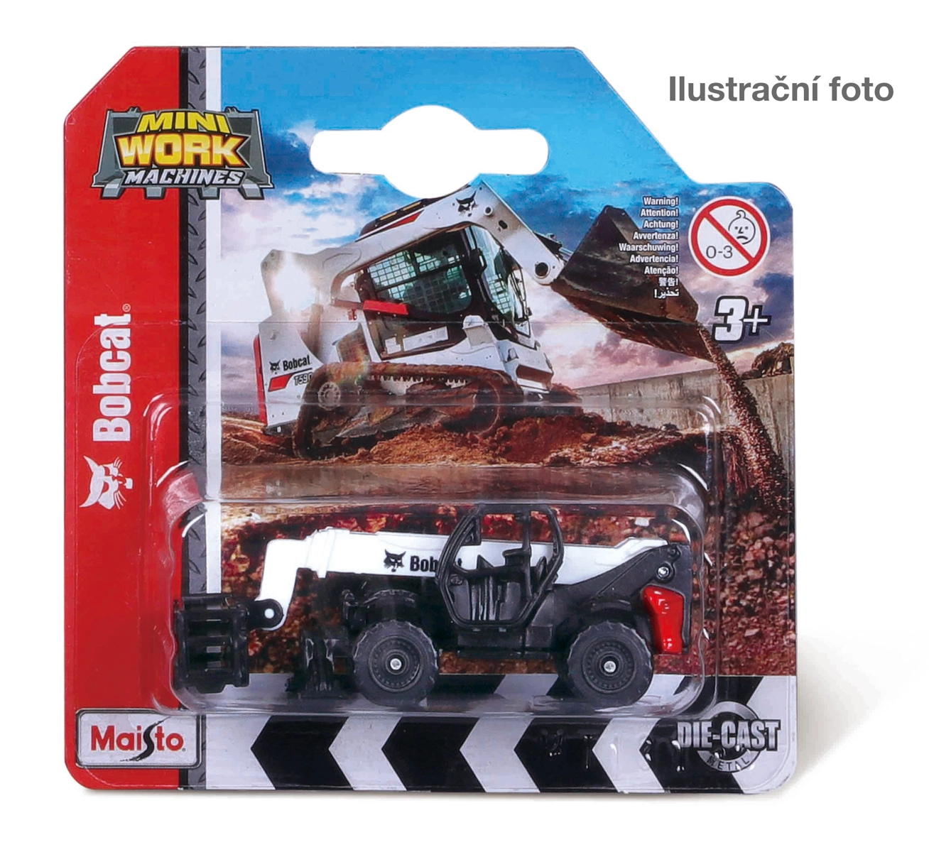 Maisto Bobcat mini pracovní stroj 3"
