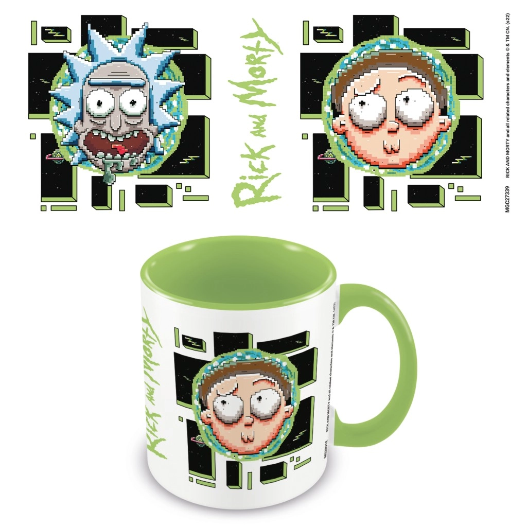 Levně EPEE Merch Pyramid Rick And Morty Hrnek Pixel Breakou 315 ml