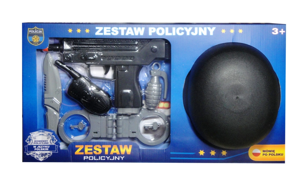 Policejní sada s polským hlasovým modulem