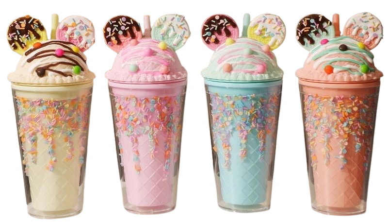 Kelímek s víčkem a brčkem Oreo 480ml - více variant