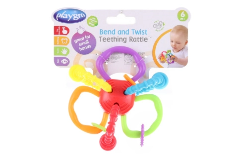 Playgro Míček s kousacími držátky