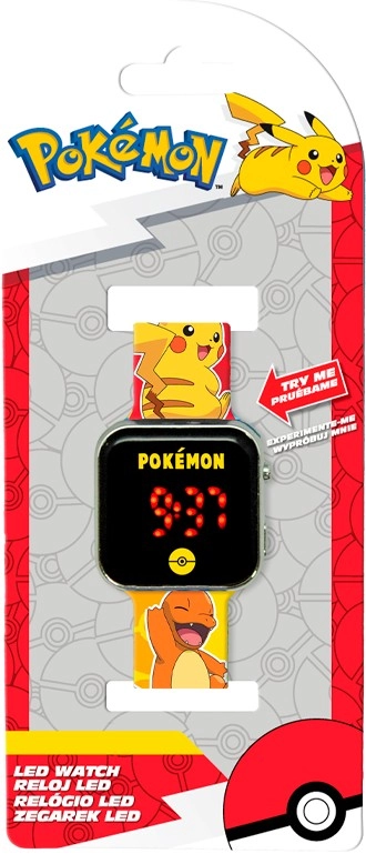 Dětské LED hodinky POKÉMON s kalendářem