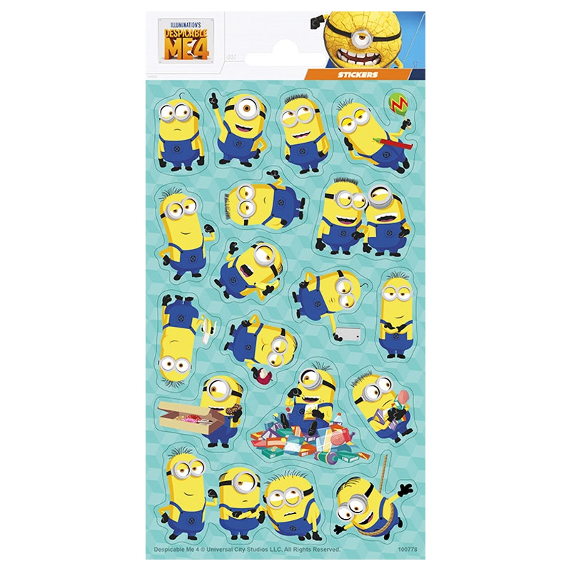 Samolepky Zloduch 4 pro děti