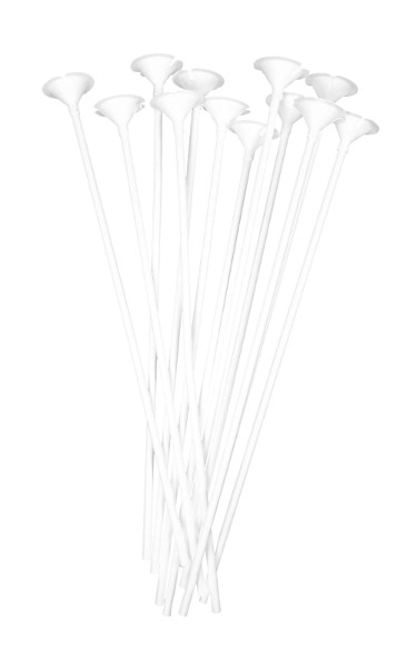 Papírové tyčky na balónky, 18 ks
