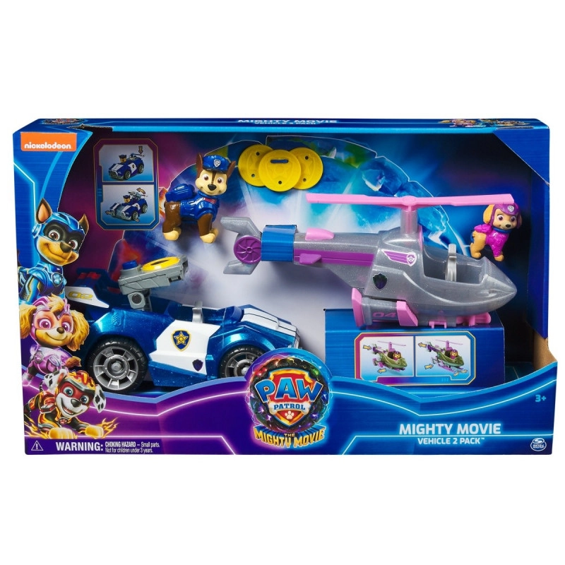 Paw Patrol Movie 2 PROMO: Skye & Chase Vehicles Two-Pack 6068153 Spin Master