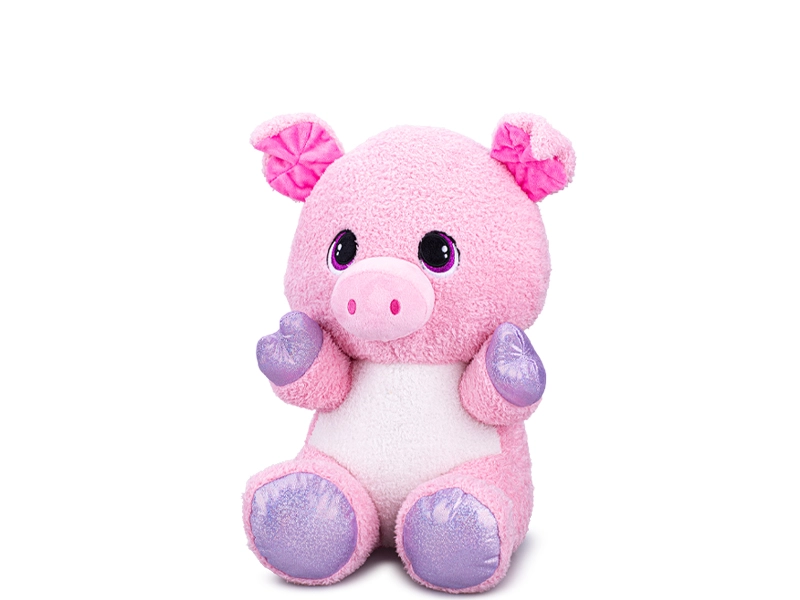 Plyšové sedící prasátko 16,5 cm