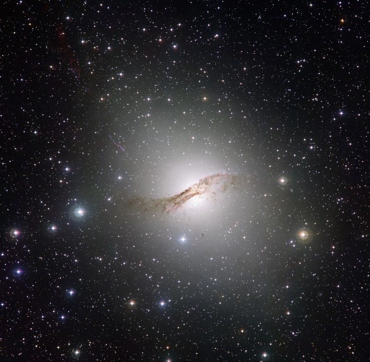 Čtvercové puzzle Galaxie Centaurus A 1000 dílků