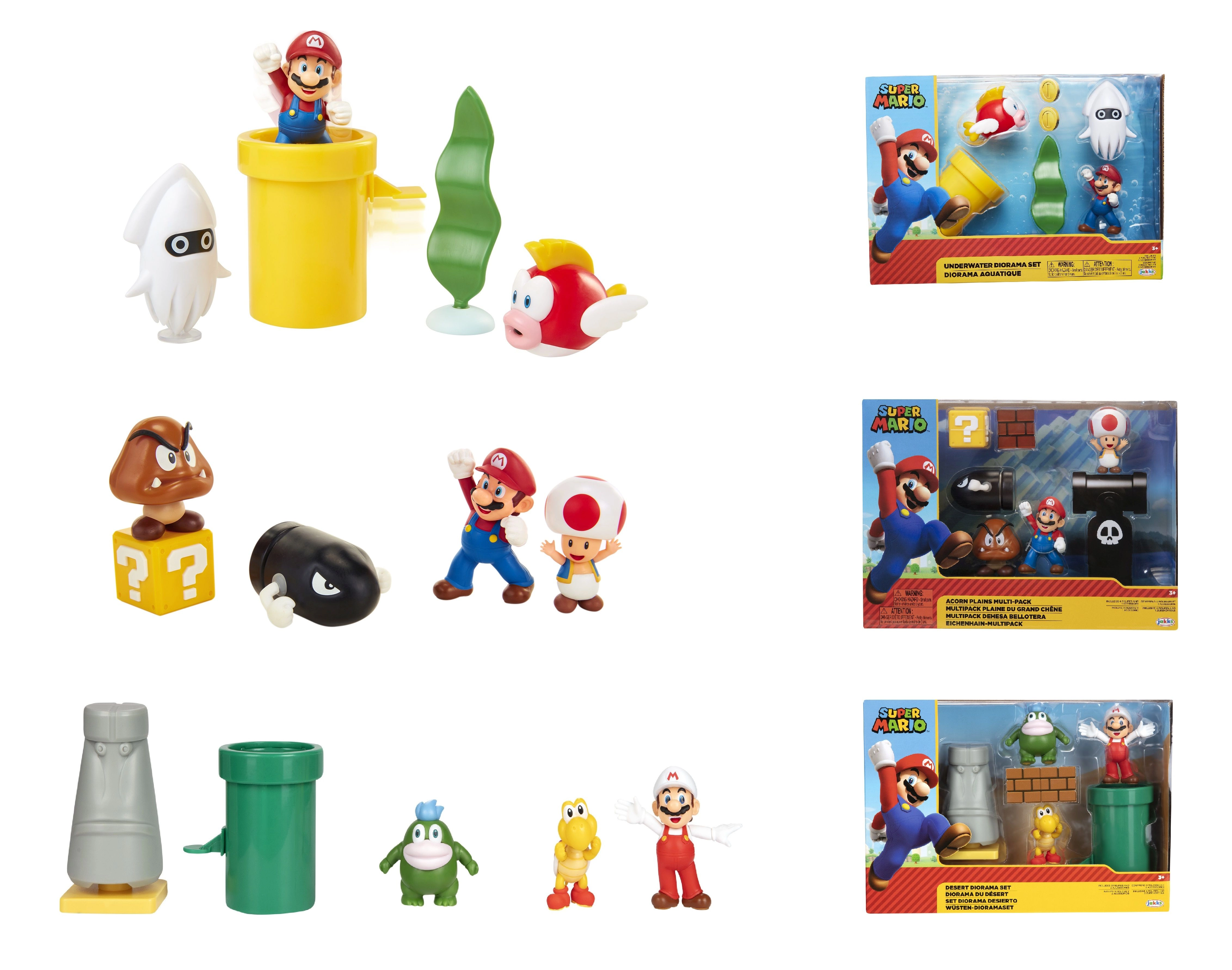 Super Mario Set 6 cm