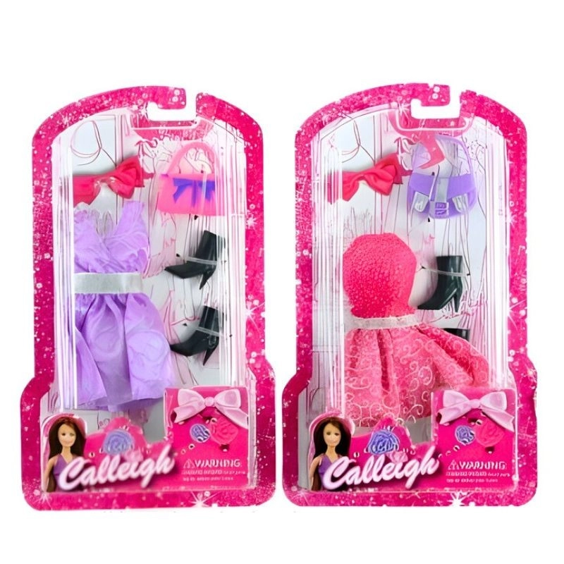 Šaty pro panenku – 2 varianty