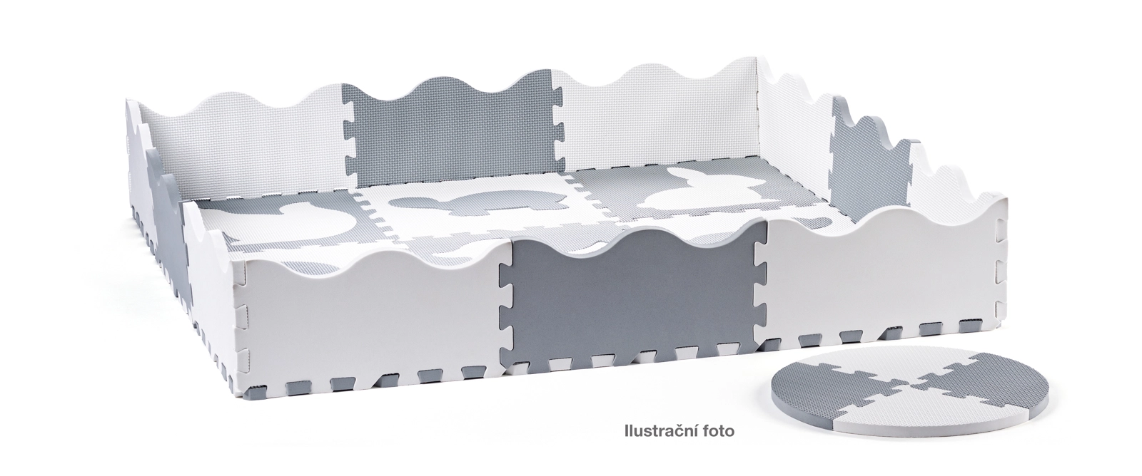 Levně Plastica Pěnové Puzzle ohrádka 34 ks