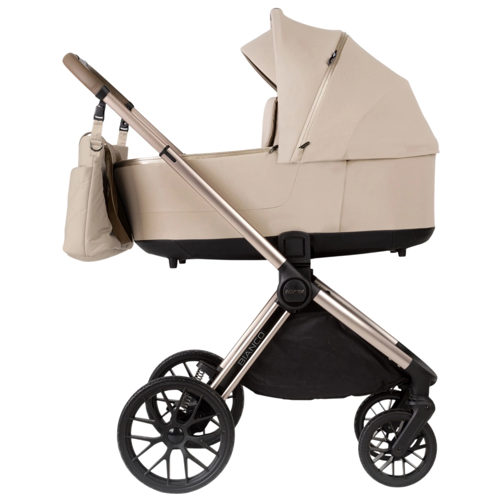 Levně Adamex kombinovaný kočárek Bianco champagne beige