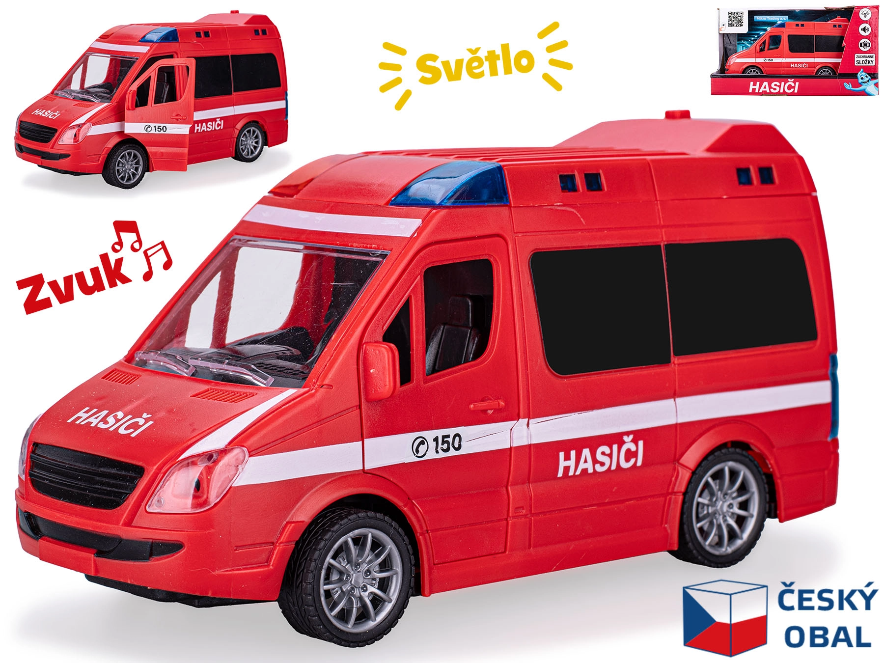 Mikro Auto hasiči CZ 21,5cm 1:20